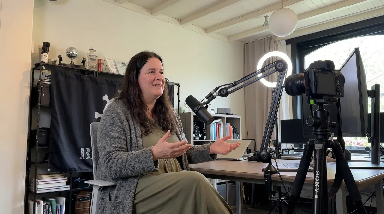 Enregistrement d'un podcast : des conversations profondes sur ce qui compte
